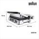 Гриль BRAUN MultiGrill 9 Pro CG9160 - зображення 6