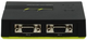 Перемикач Level One KVM-Switch 2 PC - VGA + USB + Audio чорний (KVM-0221) - зображення 3