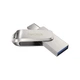 Накопичувач SanDisk 64GB USB 3.1 Type-A + Type-C Dual Drive Luxe Срібний (SDDDC4-064G-G46) - изображение 4