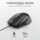 Комп'ютерна миша Trust Voca USB Black - зображення 8