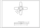 Ніж для м'ясорубки Philips, Zelmer, Gorenje, Vitek, Siemens, Bosch 00631383 NR5 86.1007 D=47mm s=9mm Отвір=9.5x9.5mm - изображение 2