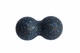 Масажний набір МФР RollerUA м'яч 8 см та подвійний м'яч 16х8 см Black/Blue 11947937 - зображення 3