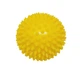 Массажный мяч для стоп и тела МФР шипованный Spiky Ball 9 см Желтый 03072026 - изображение 1
