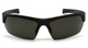 Очки поляризационные защитные 2в1 Venture Gear Tensaw Polarized (forest gray) чёрно-зелёные - изображение 2