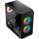 Корпус для ПК Logic concept PORTOS MESH+GLASS ARGB fans 3x120mm BLACK (AM-PORTOS-10-0000000-0002) - изображение 4