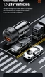 Автомобільний зарядний пристрій toocki TQ-CC25 50W Швидка зарядка PD3.0 Type C Quick Charge 3.0 USB White (730211951721) - зображення 13