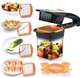 Овощерезка универсальная Nicer Dicer Quick Измельчитель 5в1 с контейнером 200мл - изображение 1