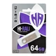 Флеш-накопичувач USB 64GB Hi-Rali Shuttle Series Silver (HI-64GBSHSL) - зображення 2