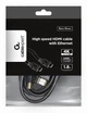 Кабель Cablexpert HDMI - HDMI V 2.0 (M/M), 4K, 1.8 м, чорний (CC-HDMI4L-6) пакет - зображення 4