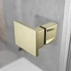 Душові двері Essenza Pro Brushed Gold DWJ 900x2000 ліва 10099090-99-01L (TM Radaway) - зображення 4