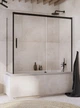 Бокова стінка до шторки Idea Black PN S 700Lx1500 чорний/прозоре 10005070-54-01L (TM Radaway) - зображення 1