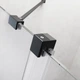 Шторка на ванну Furo Black PND II двері 538Lx1500 прозоре 10109538-54-01L (TM Radaway)_np08/25 - изображение 5