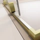 Душові двері RADAWAY Furo SL Brushed Gold DWJ 90 см праві скло прозоре 10307472-99-01R+10110430-01-01 - зображення 8