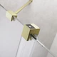 Стеклянная шторка для ванны RADAWAY Furo Brushed Gold PND II 170 правая 10109888-99-01R+10112844-01-01 - изображение 7