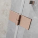 Душові двері RADAWAY Essenza Brushed Copper DWJ 130 см 1385017-93-01L - зображення 5