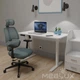 Крісло Mealux Leo Air Grey / Blue (Y-543 KBGL) - зображення 2
