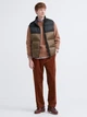 Теплый жилет мужской Uniqlo 742532701 S Коричневый (1159798727) - изображение 2