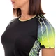 Футболка женская спортивная для фитнеса Zelart Sport Team 7320 размер XL (170-175см) Black-Neon Green - изображение 4