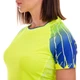 Футболка женская спортивная для фитнеса Zelart Sport Team 7320 размер S (155-160см) Neon Green-Blue - изображение 4