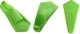 Короткие тренировочные ласты для бассейна Arena POWERFIN (95218-065-37-38) 37-38 зеленый - изображение 4