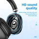 Навушники Bluetooth Hoco W35 Max бездротові повнорозмірні BT V5.3 Бездротова гарнітура блютуз Керування голосом Підтримка TF AUX для мобільних пристроїв Чорний - изображение 7