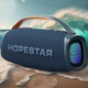 Портативная беспроводная Bluetooth колонка Hopestar A40 с Микрофоном Караоке |70 Вт, Bluetooth| Cерый - изображение 4