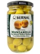 Оливки зеленые испанские Мансанилья Bernal без косточки со вкусом анчоусов Aceitunas Manzanilla sabor anchoa 300 г - изображение 1