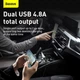 Автомобильное зарядное устройство BASEUS Grain Pro Car Charger (2USB, 4.8A). Black - изображение 7