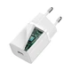 Сетевое зарядное устройство с входом Type-C BASEUS Super Si quick charger (1Type-C, 3A/30W, PD/QC). White - изображение 4