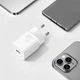 Сетевое зарядное устройство с входом Type-C BASEUS Super Si quick charger (1Type-C, 3A/30W, PD/QC). White - изображение 8