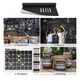 Доска наклейка для рисования мелом грифельная Black Board Sticker H&F Office меловой стикер пленка 200х45 см + 5 мел детский GS-0668 - изображение 9