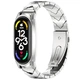 Ремінець MiJobs V-shape металевий для Xiaomi Mi Band 7 Сріблястий (mrk2336) - изображение 1