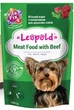 Вологий корм LEOPOLD М'ясний з яловичиною для собак 100г (20+4) - изображение 2