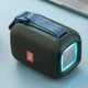 Bluetooth-колонка TG339 c RGB ПОДСВЕТКОЙ, speakerphone, радио, green - изображение 2