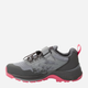 Buty sportowe dziecięce dla dziewczynki na rzepy Jack Wolfskin Villi Hiker Texapore Low K 4056831-2428 31 Szary/Różowy (4064993840469) - obraz 3