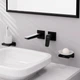 Змішувач для раковини настінний Hansgrohe Logis Fine (колір - чорний матовий), вилив 20,5 см 71256670 - зображення 5
