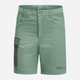 Krótkie spodenki dziecięce dla dziewczynki Jack Wolfskin Active Shorts K 1609341-4215 128 cm Zielone (4064993682533) - obraz 1