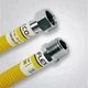 Шланг для газу з нерж. сталі Eco-Flex Супер d16 3/4" ВЗ 120 см ПВХ-покриття - изображение 1