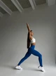 Спортивные женские леггинсы EASY с эффектом Push Up для фитнеса и йоги Бесшовные Однотонные L Синій електрик (XA011LL) - изображение 3