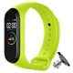 Силиконовый ремешок MRK для фитнес браслета Xiaomi Mi Band 4/3 Салатовый (6) с металлической кнопкой (mrk51230001) - изображение 1