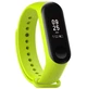 Силиконовый ремешок MRK для фитнес браслета Xiaomi Mi Band 4/3 Салатовый (6) с металлической кнопкой (mrk51230001) - изображение 5