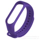 Силиконовый ремешок MRK для фитнес браслета Xiaomi Mi Band 4/3 Фиолетовый с металлической кнопкой (mrk21042046) - изображение 5