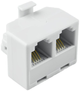 Zlaczka DPM RJ45 wtyk i 2 gniazda (5903332589968) - obraz 2