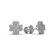 Сережки LUNET з білого золота, з діамантами 338541121 - изображение 7