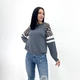 Женская легкая трикотажная кофта с леопардовым принтом GF04196 цвет серый, размер 46/48 - изображение 1