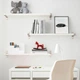 Комбінація навісних полиць IKEA BERGSHULT / GRANHULT, білий, нікельований, 80х20 см, 792.910.82 - изображение 10