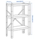 Стелаж IKEA BROR, чорний, 65х55х110 см, 692.726.49 - зображення 4