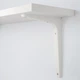Полка з кронштейном IKEA BERGSHULT / TOMTHULT, білий, 120х20 см, 994.183.15 - изображение 14