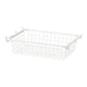 Дротяний кошик з напрямними IKEA ХЕЛПА, білий, 60x40 см, 592.134.67 - зображення 1