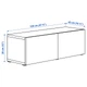 Комбинация настенных шкафов IKEA БЕСТО, черно-коричневый, ЛАППВИКЕН, 120x42x38 см, 794.398.61 - изображение 3